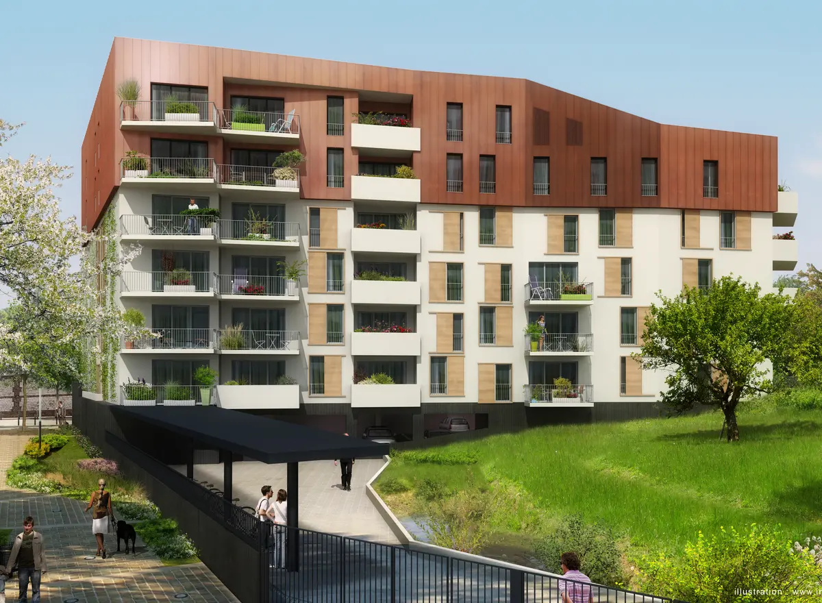 Programme immobilier neuf à Rouen rue Saint Julien, photo n° 1