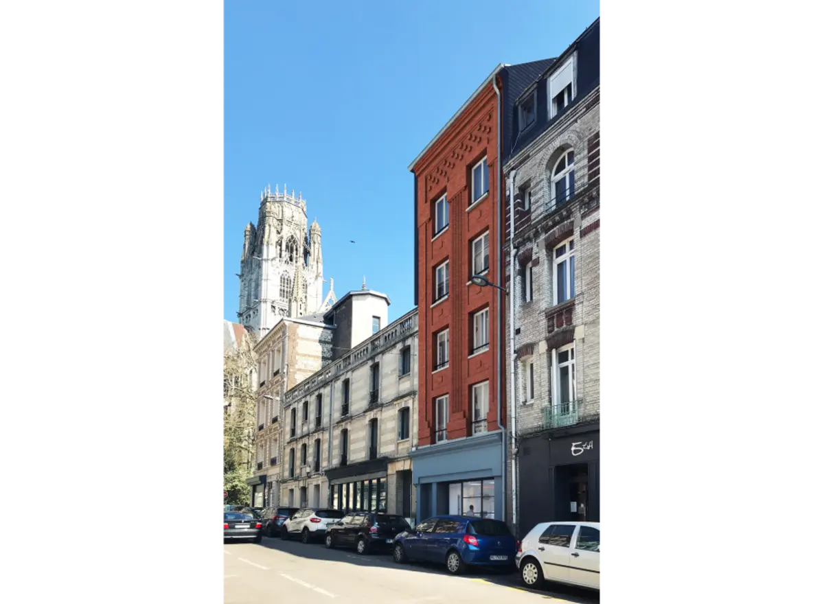 Programme immobilier à Rouen rue des Boucheries et rue Eau de Robec, photo n° 1
